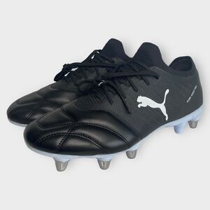Puma Avant SG Pro Rugby Black Leather Cleats 106714-02 Mens size 10 (a) New